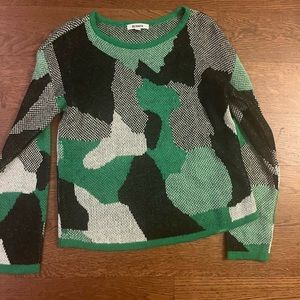 Cashmere camo sweater